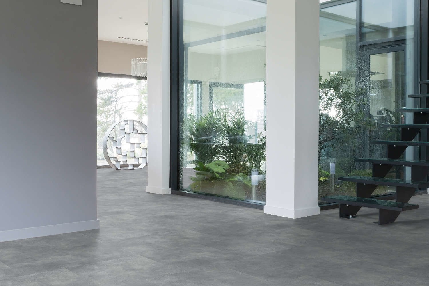 Gerflor Creation 55 Bloom Uni Grey 0869