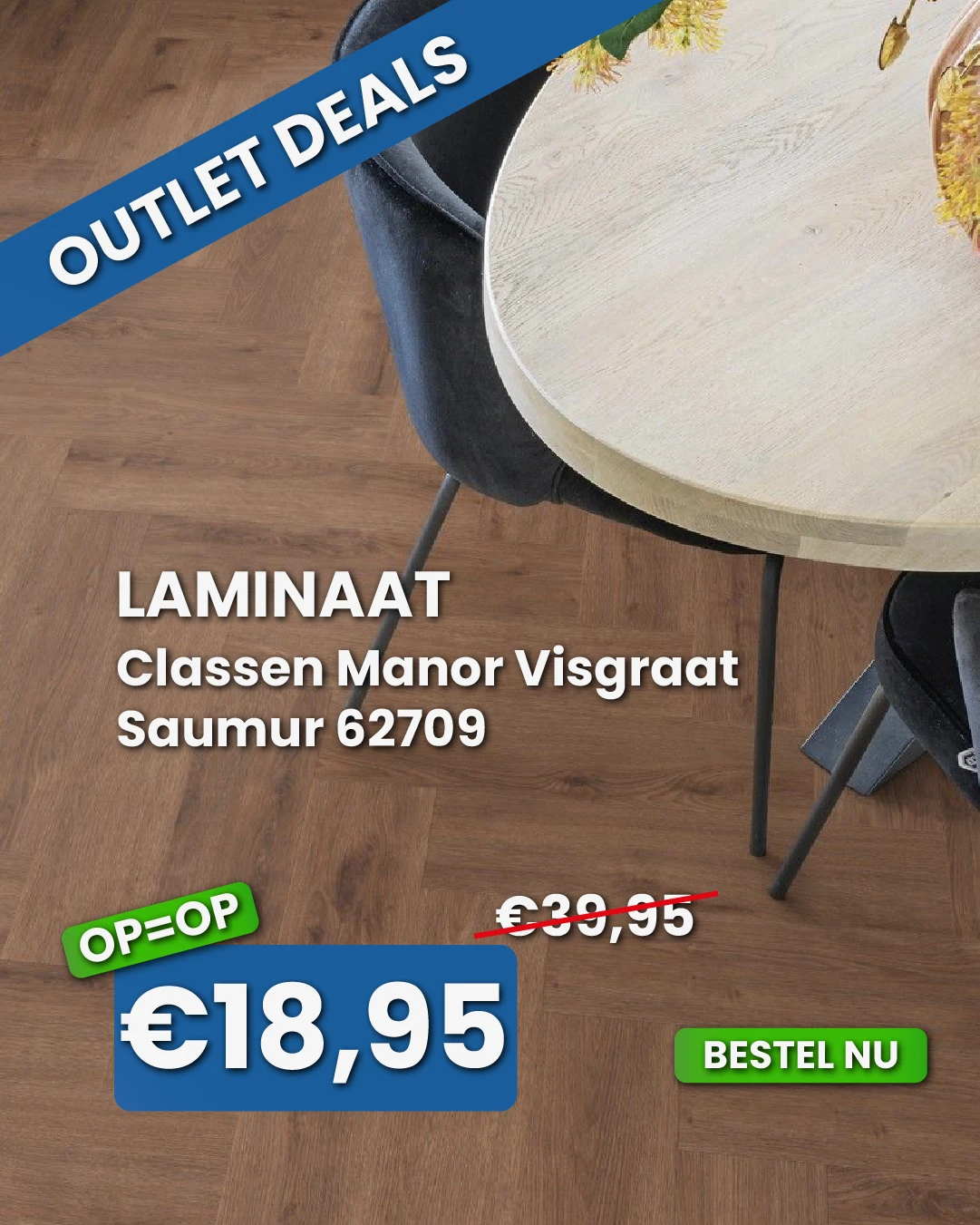 Classen Manor Saumur Visgraat Laminaat 62709