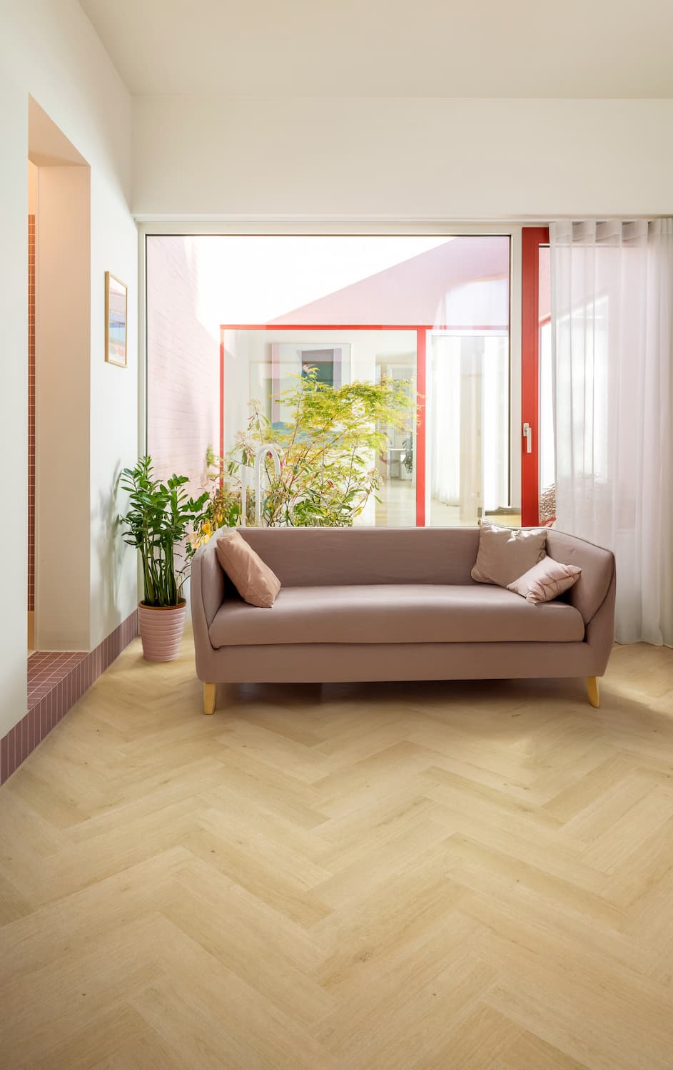Verdieping, Interieurontwerp, Vloeren, Woonkamer, Sofa