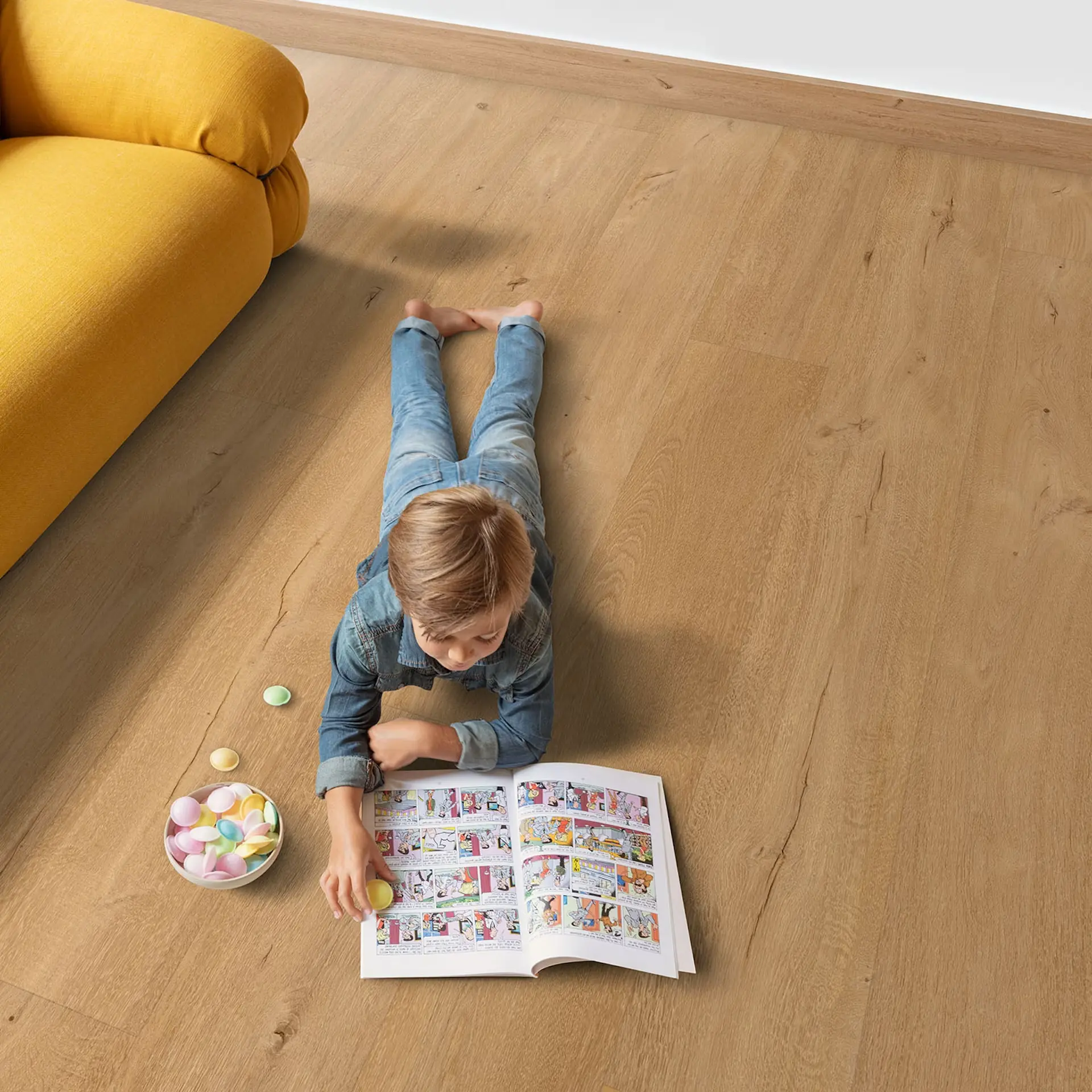 Floorify XL Plank Frangipane F095 Klik PVC