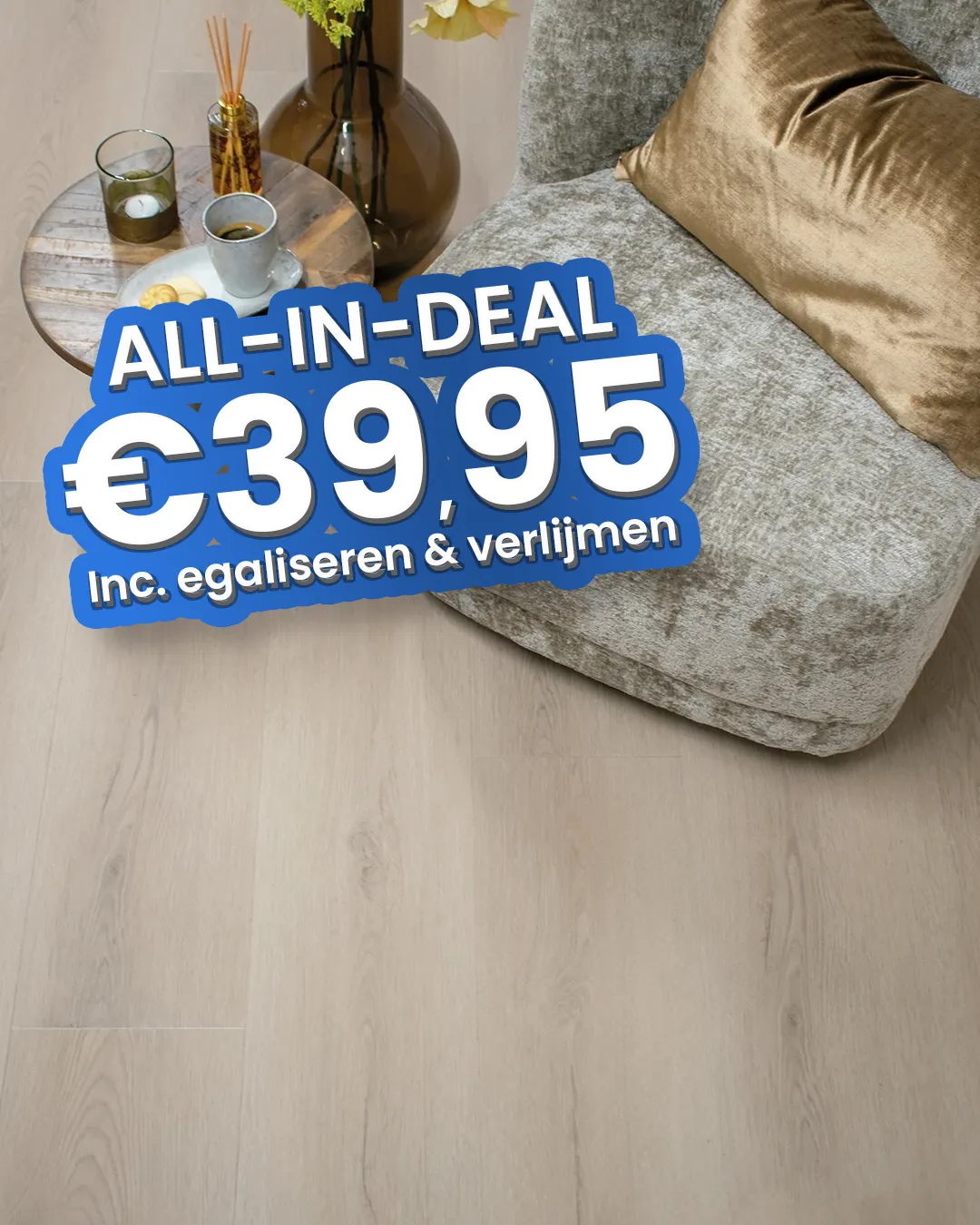 Luxury Floors Plank XL Modern Beige Eiken 2000