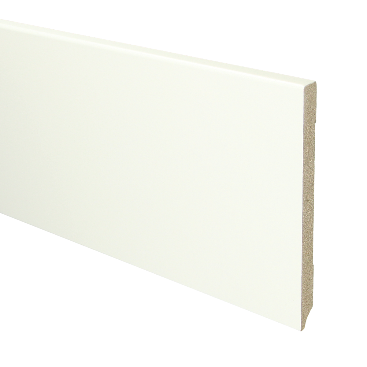 MDF Moderne Plint 150x12 RAL 9016 Verkeerswit 15960