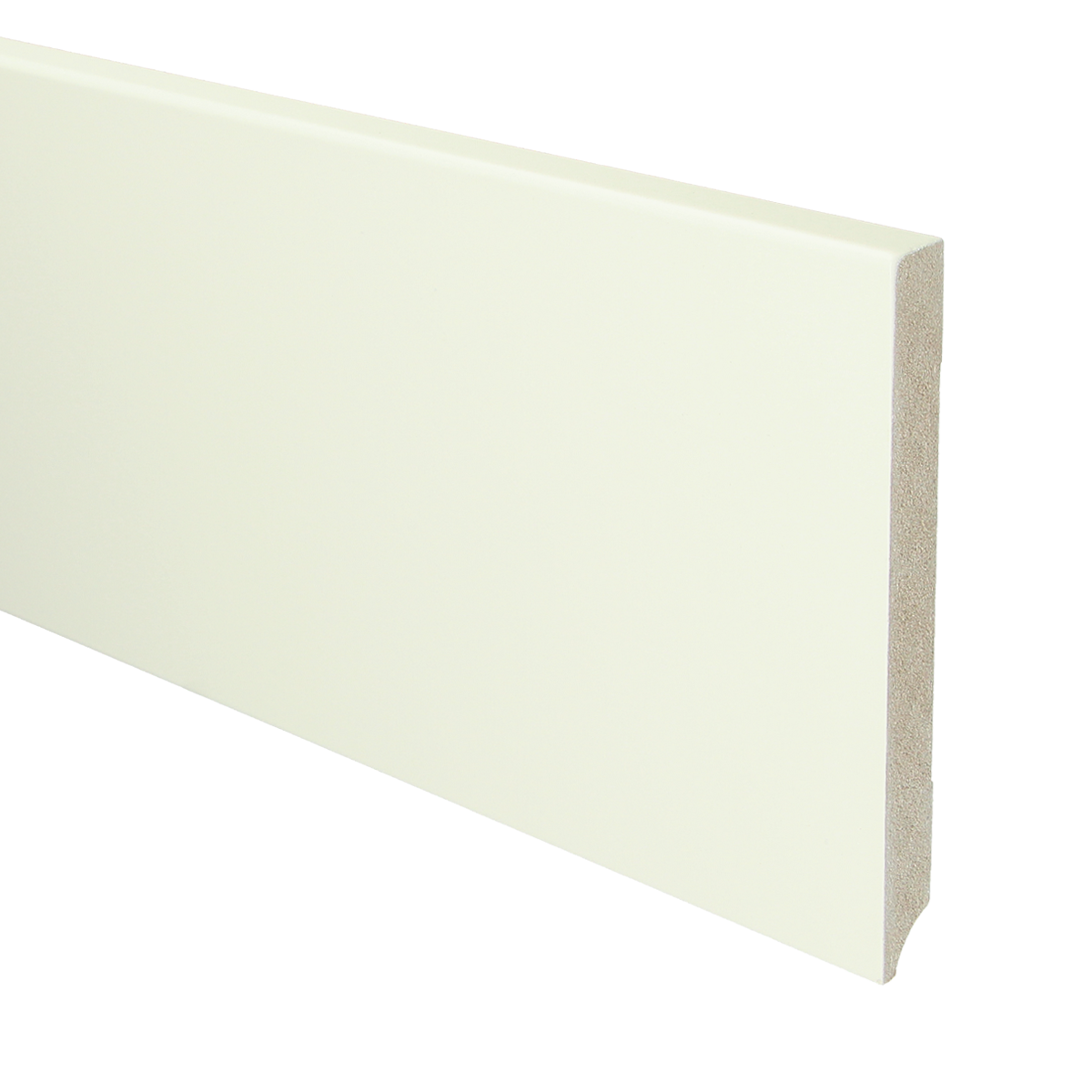 MDF Moderne Plint 150x15 RAL 9010 Zuiver Wit 16038