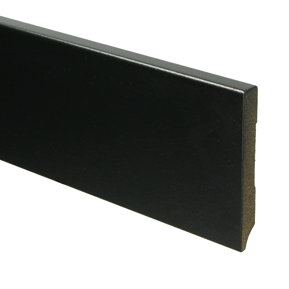 MDF Moderne Plint 90x12 RAL 9005 Zwart 15937