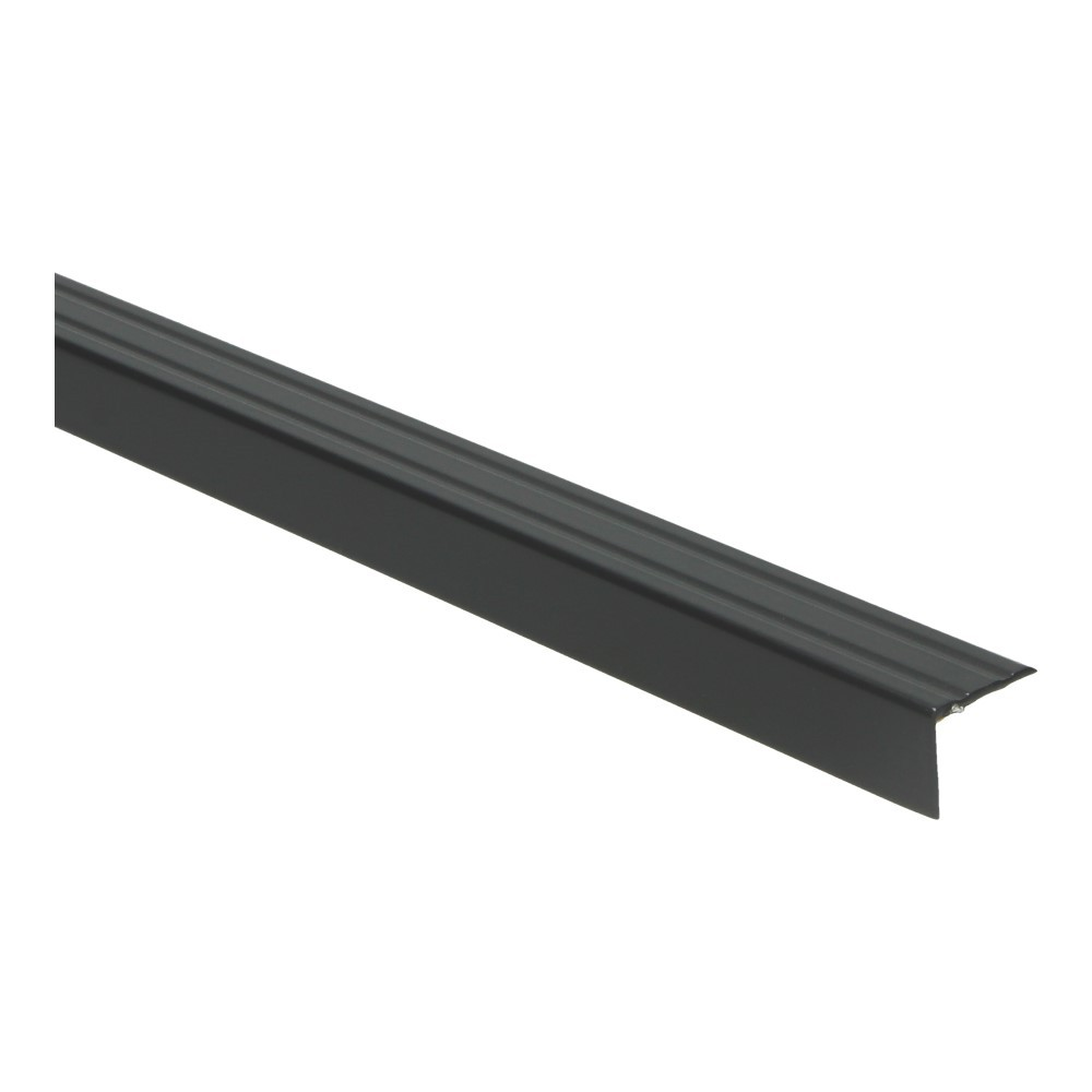 Hoeklijnprofiel 20 mm 3m Zwart 69265