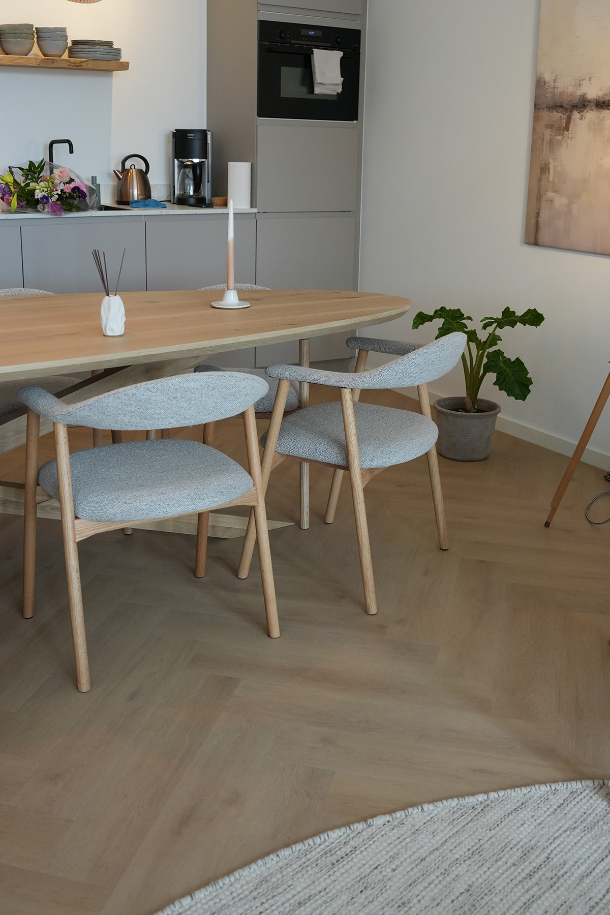 Luxury Floors Visgraat XL Hervey Bay Oak 4164HE Plak PVC Verdieping, Vloeren, Interieurontwerp, Hout, Multiplex