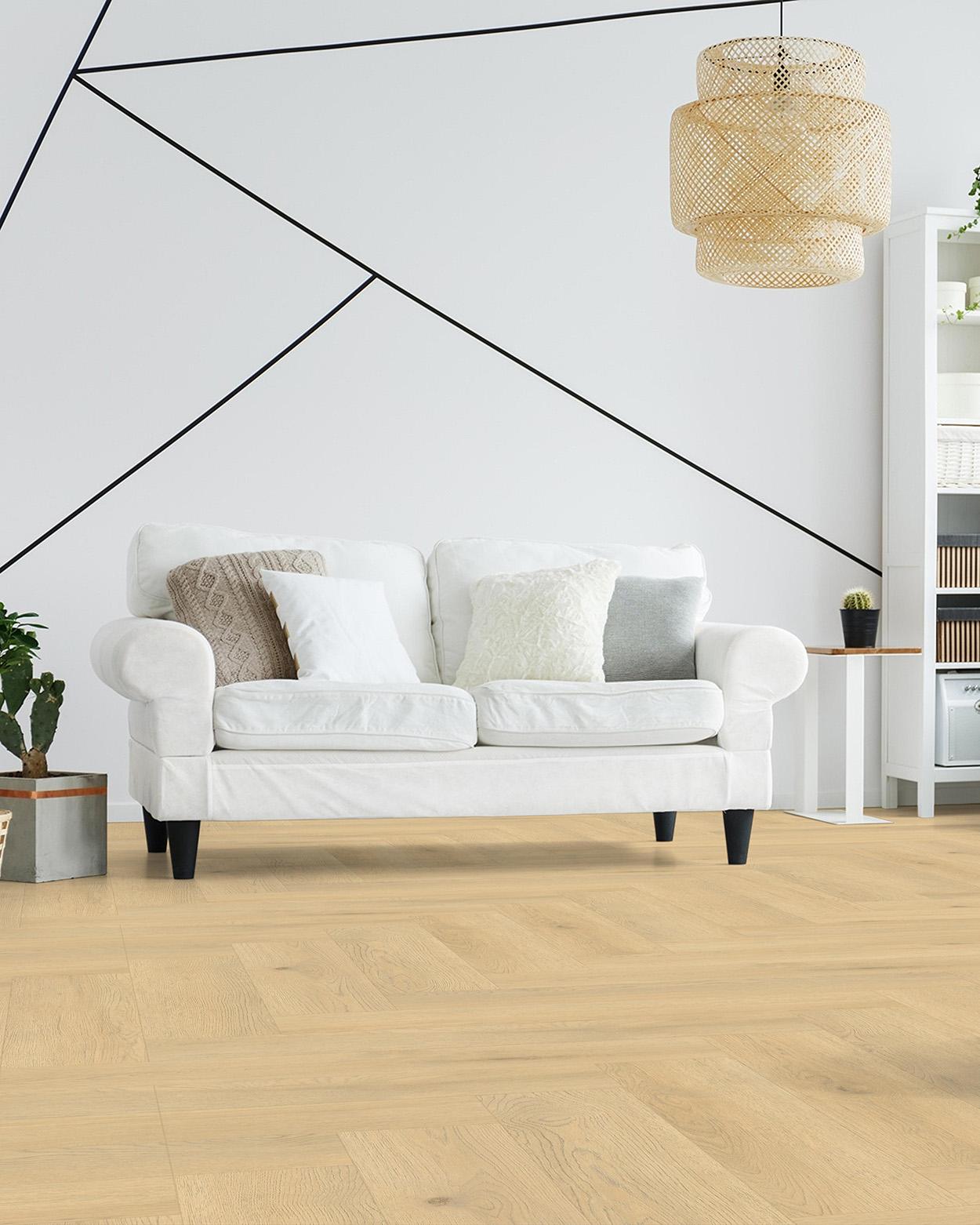 Luxury Floors Visgraat XL Sunbury Oak 4172H Klik PVC