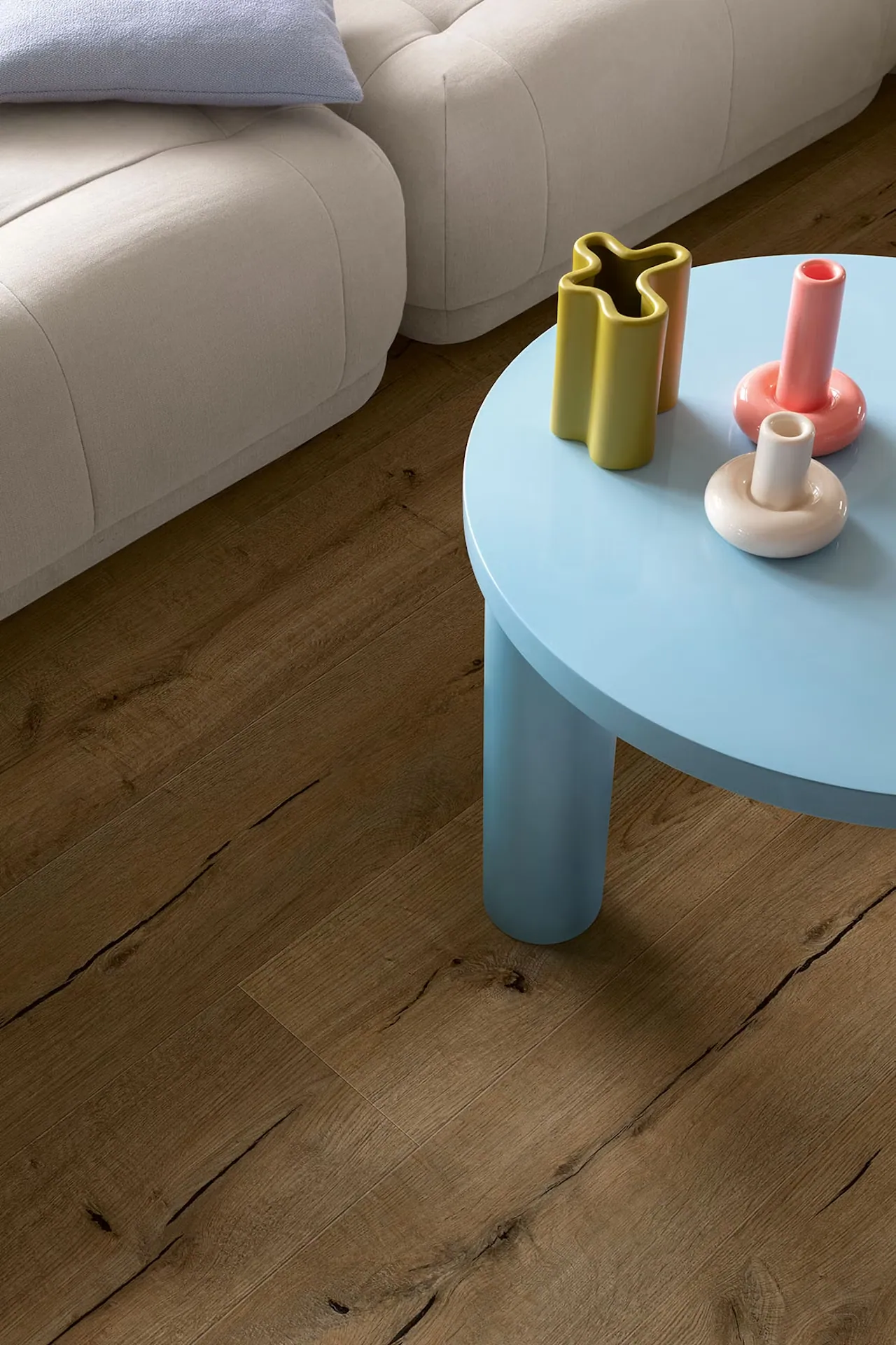 Floorify Lange Plank Café René F038T Klik PVC