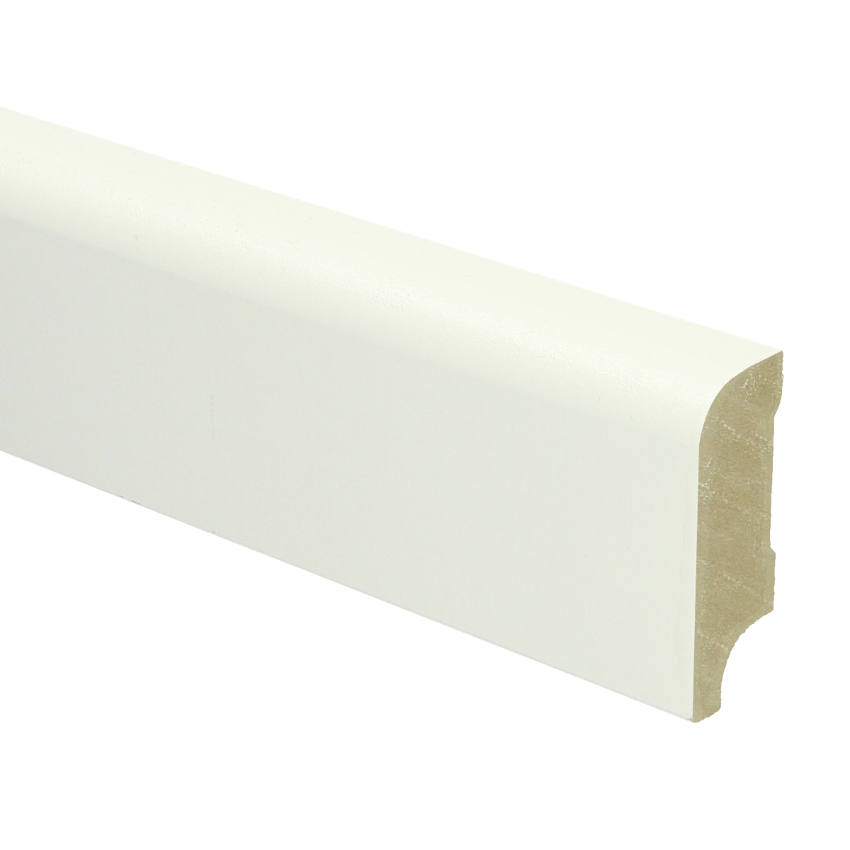 MDF Koloniale Plint 58x22 RAL 9010 Zuiver Wit 16013