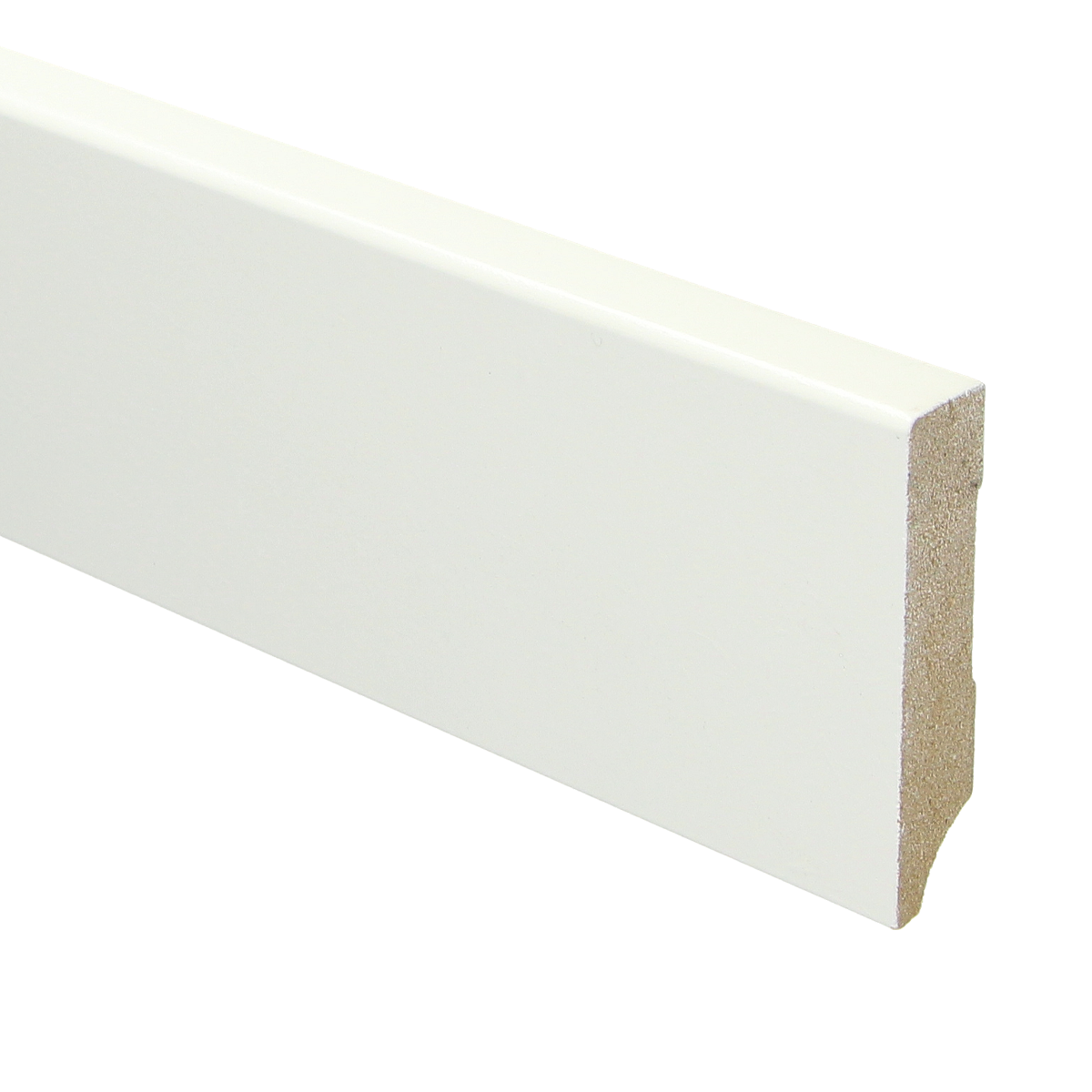 MDF Moderne Plint 70x15 RAL 9016 Verkeerswit 15951
