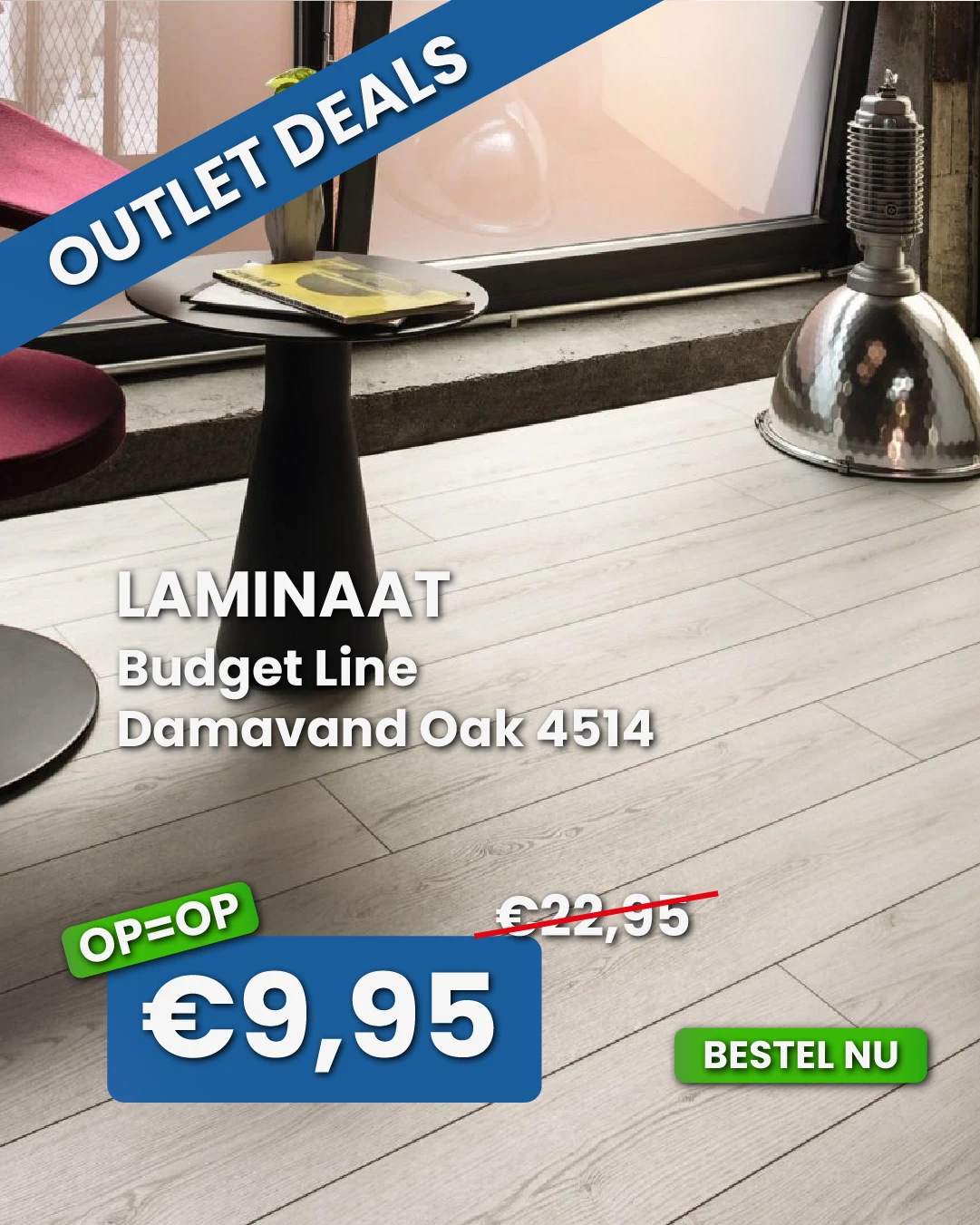 Budget Line Laminaat Damavand Oak 4514