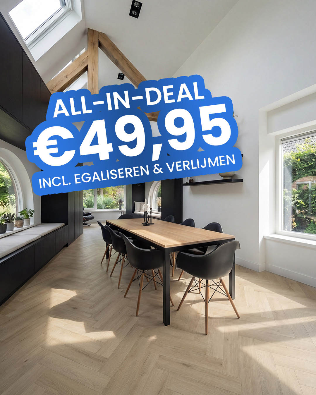eetkamertafel, houten tafel, eettafel, black-legged tafel, mooi interieur