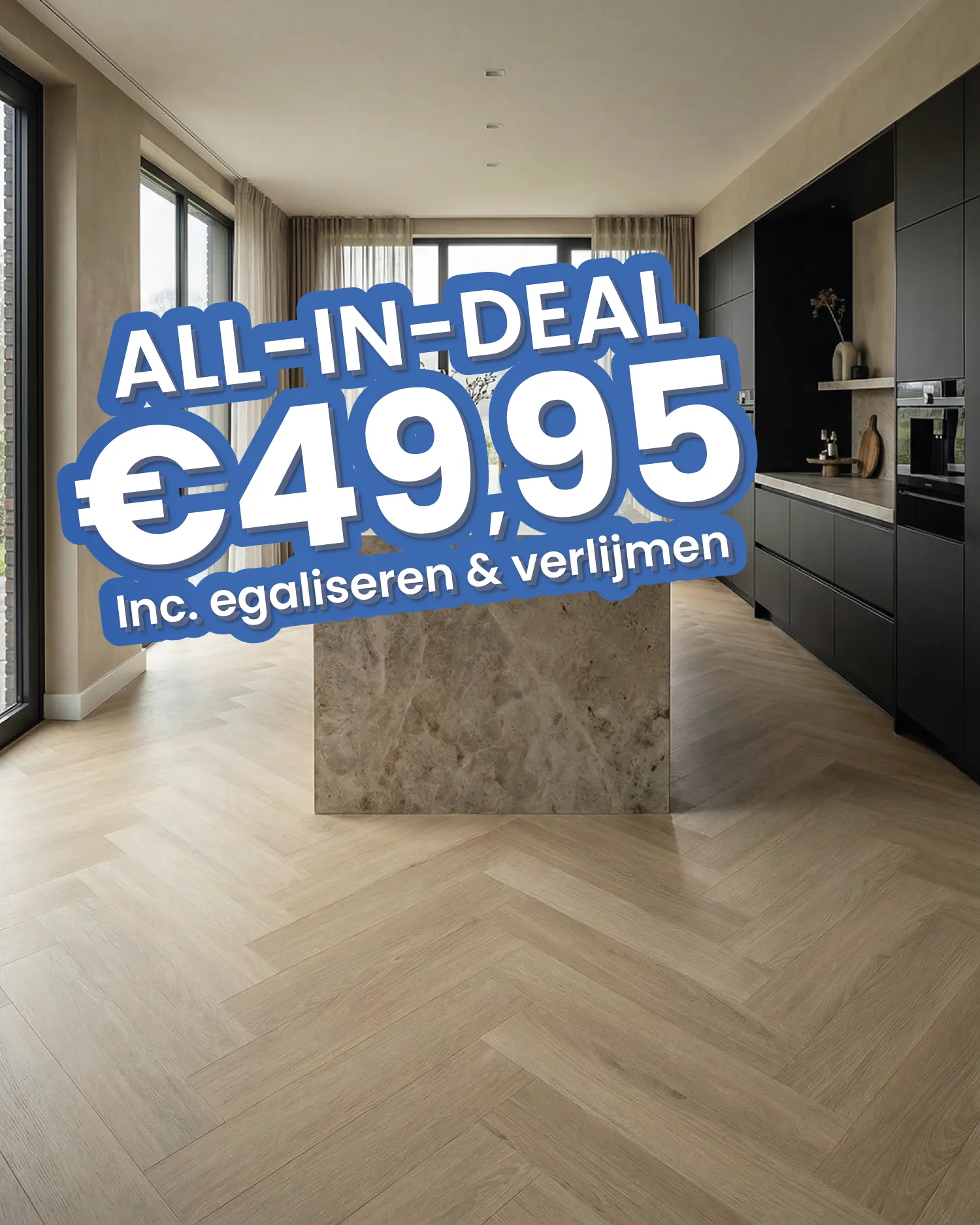 Luxury Floors Visgraat XL Modern Desert Eik 2602