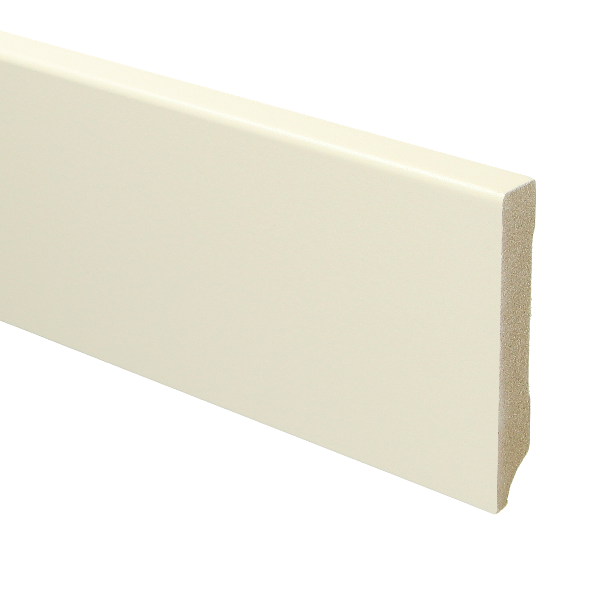 MDF Moderne Plint 90x15 RAL 9001 Cremewit 15928