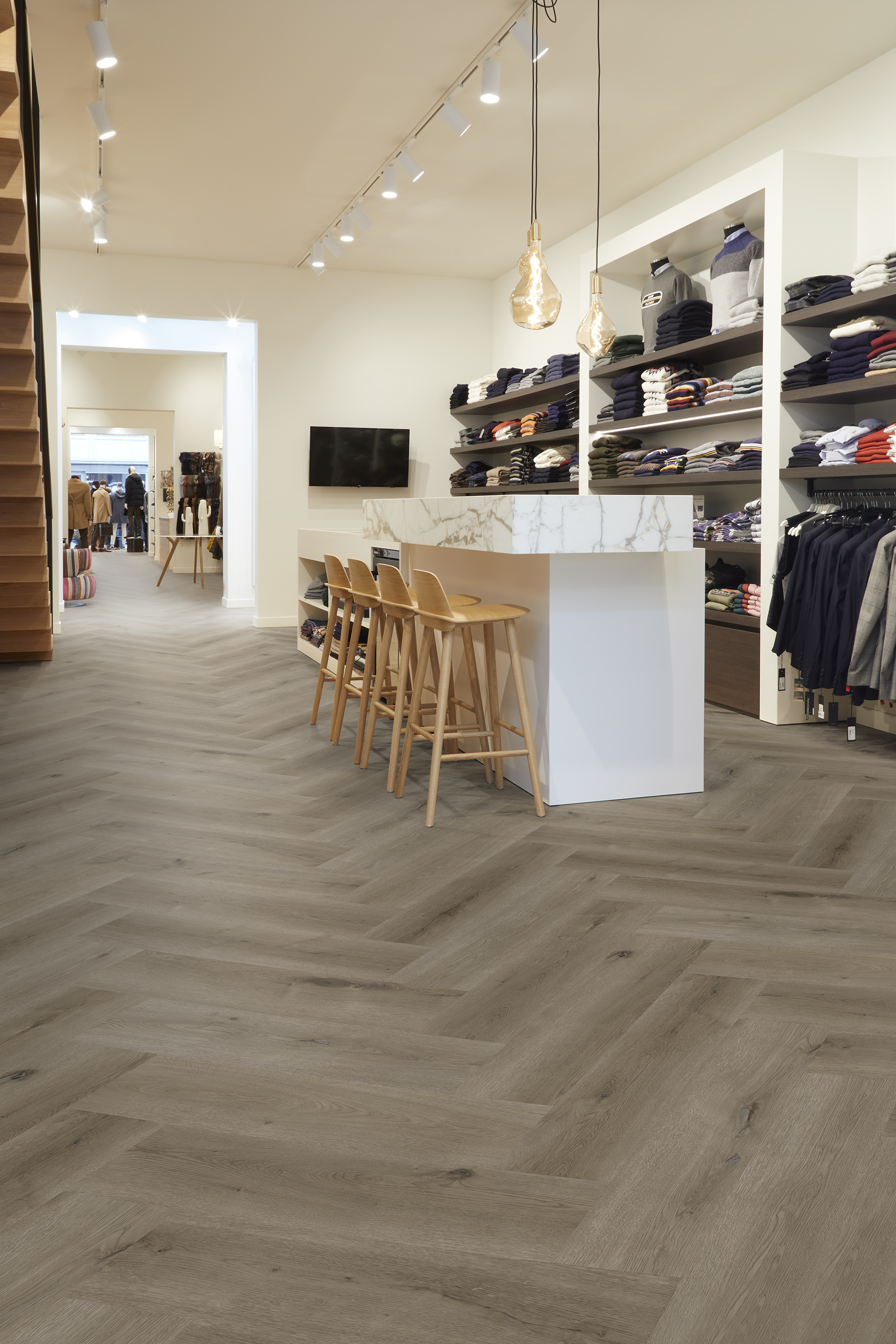 COREtec Essentials Herringbone Series Texas Oak H86