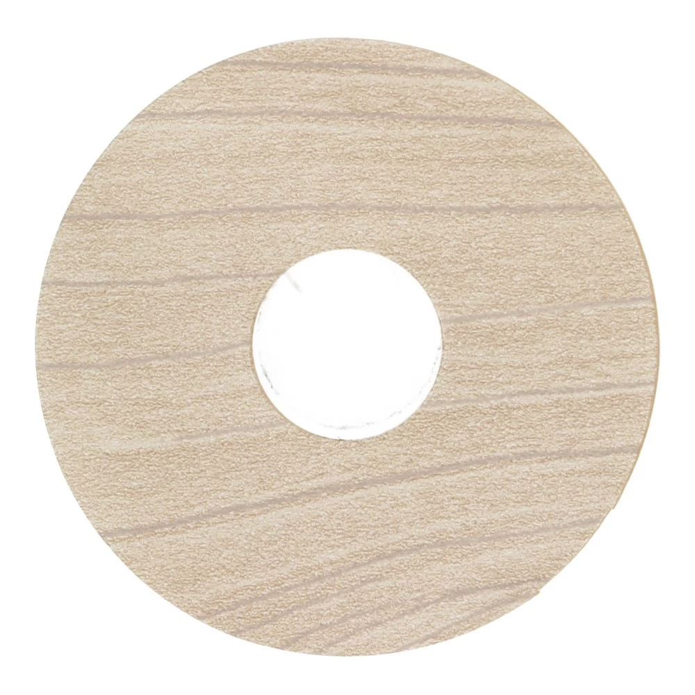 Rozet 17mm Witte Es (10 st.) 24050