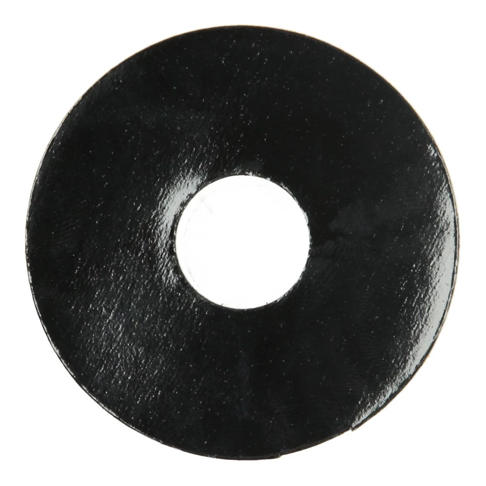 Rozet 17mm Zwart Hoogglans (10 st.) 24136
