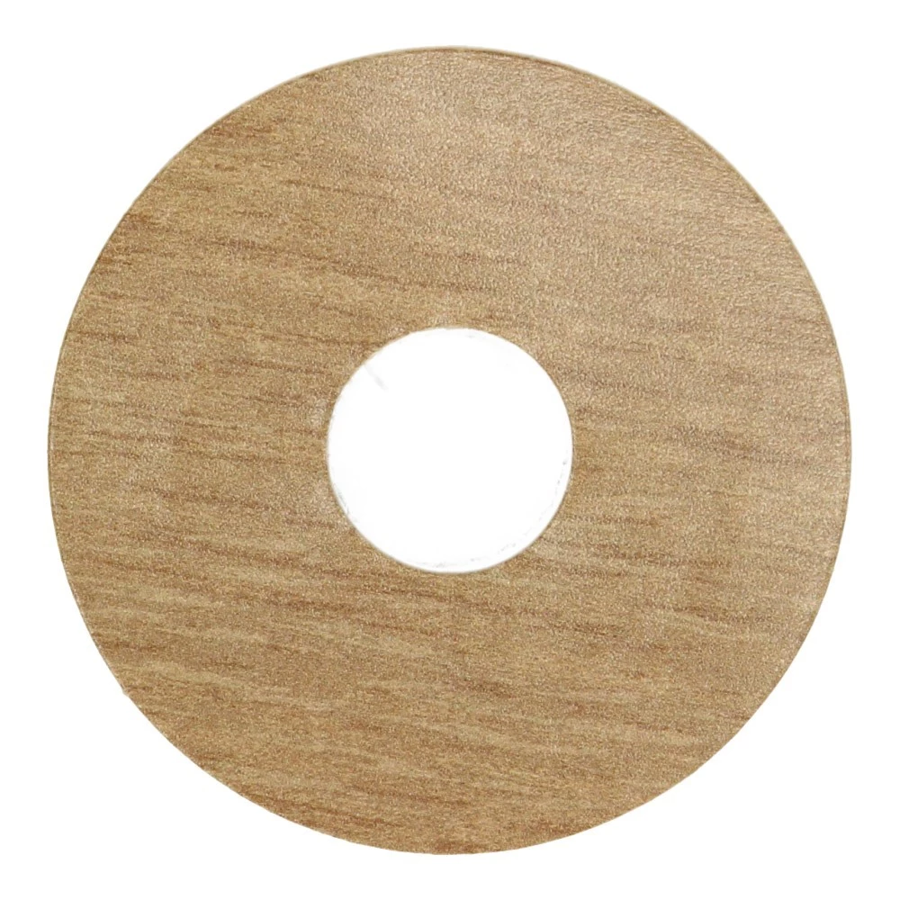 Rozet 17mm Fijngestreept Eiken Naturel (10 st.) 24139