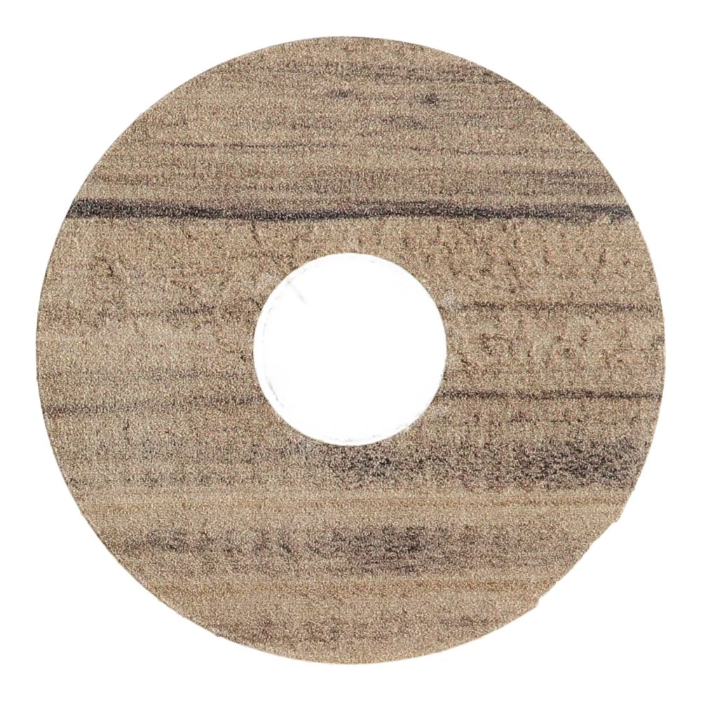 Rozet 17mm Grenen Geborsteld Bruin (10 st.) 24153