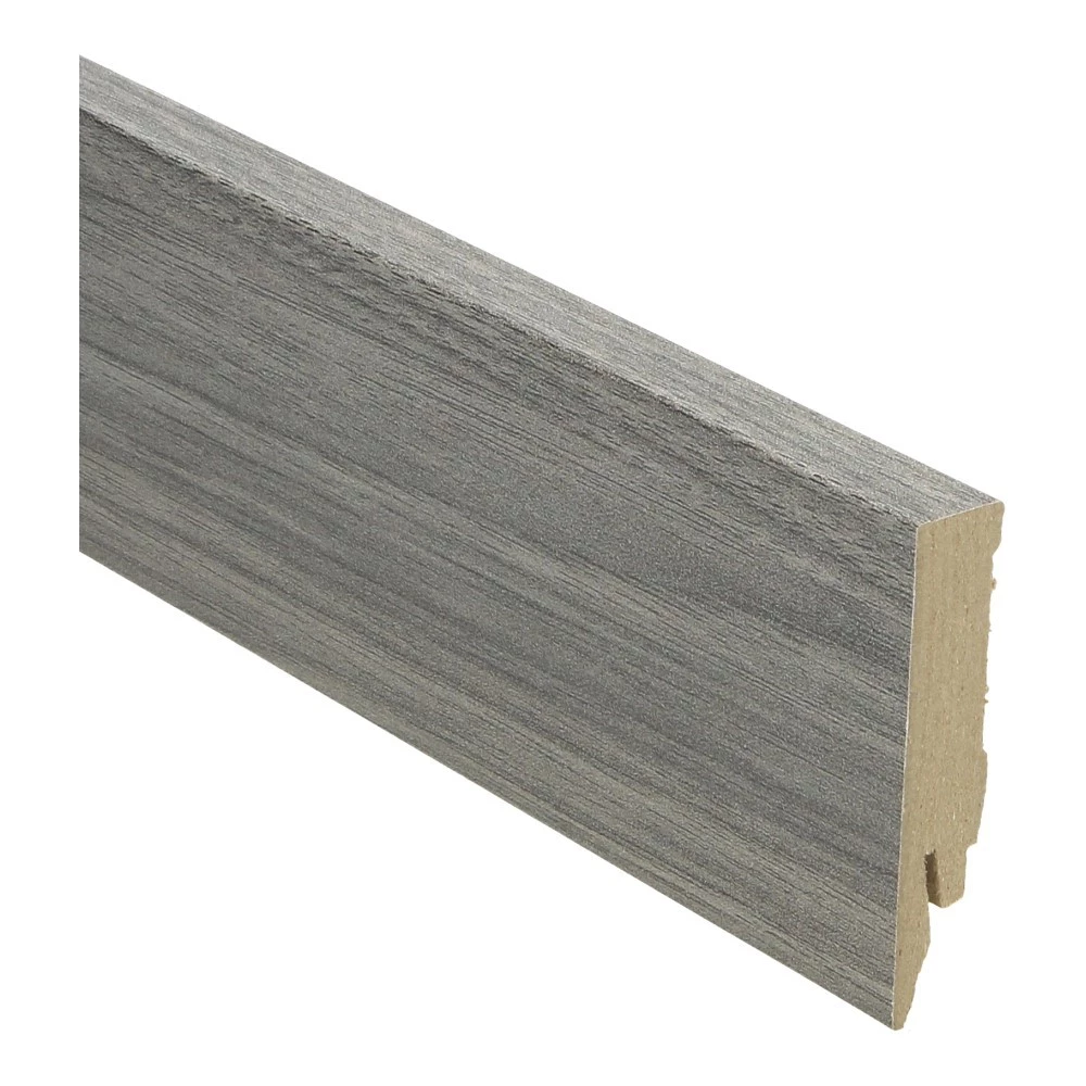 Rechte Folieplint Grijze Teak 27099