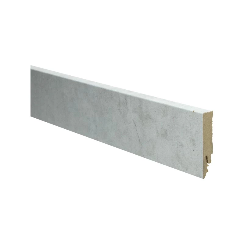 Rechte Folieplint Beton Wit 27175