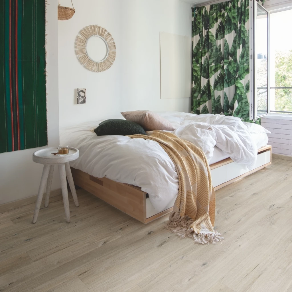 Quick-Step Alpha Medium Planks Katoen Eik Wit Blos AVMP40200