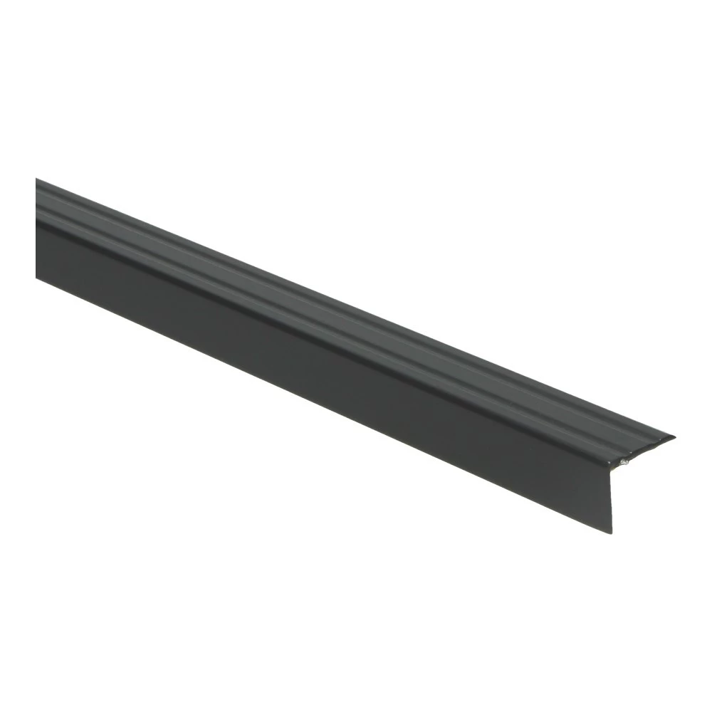 Hoeklijnprofiel 20 mm 1m Zwart 69204