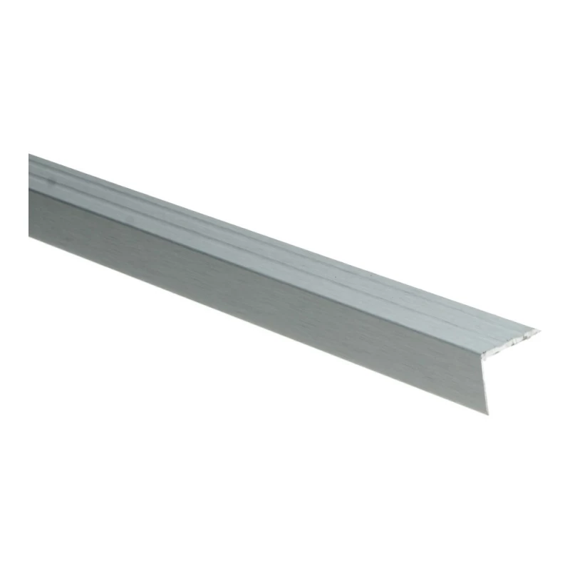 Hoeklijnprofiel 20 mm 1m Zilver Geborsteld 69208