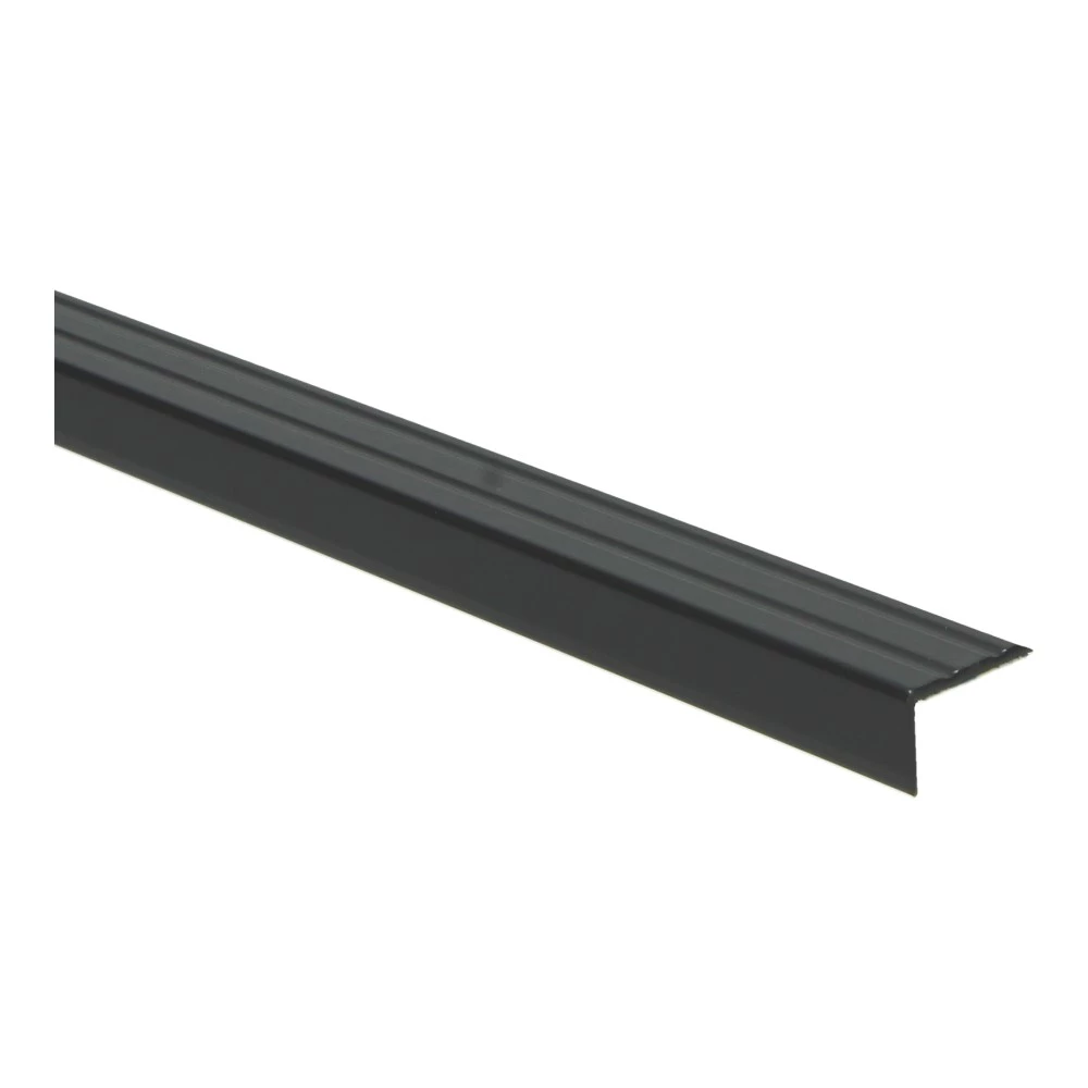 Hoeklijnprofiel 17 mm 3m Zwart 69365