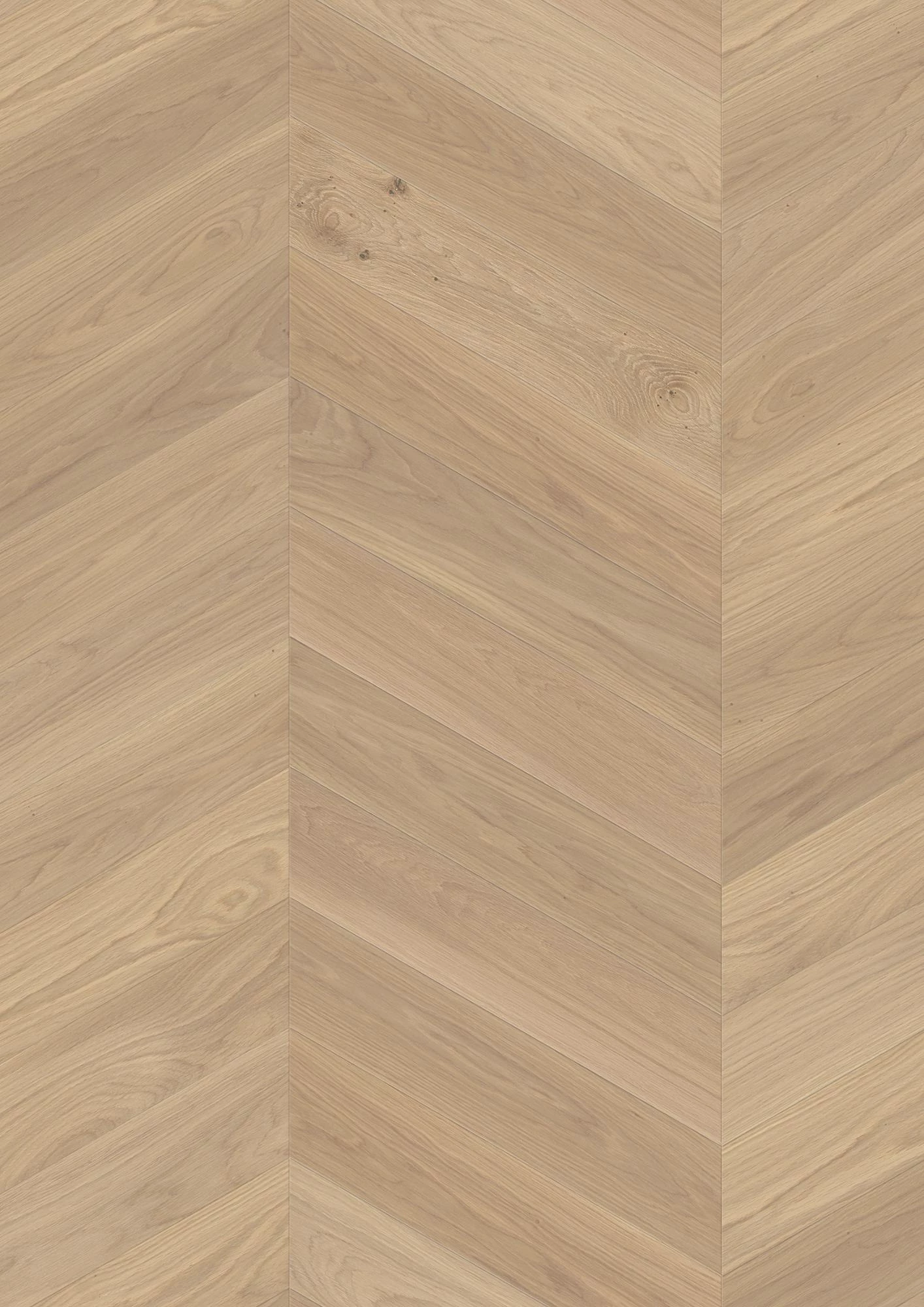 Boen Chevron Eik Adagio Wit LN Geborsteld