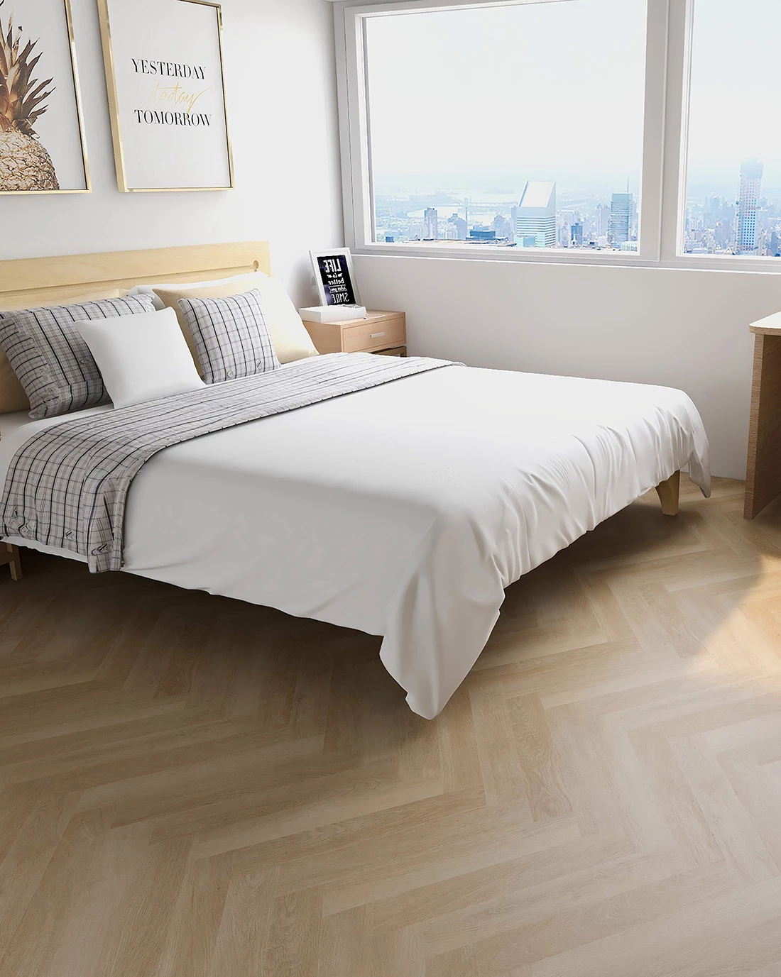 Budget Line Premium Visgraat XL 4096H Nikosa Oak