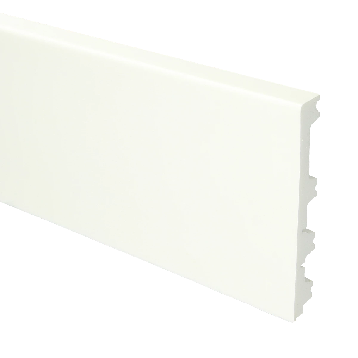 Flexibele Moderne Plint 120/90/70x15 Wit 16045