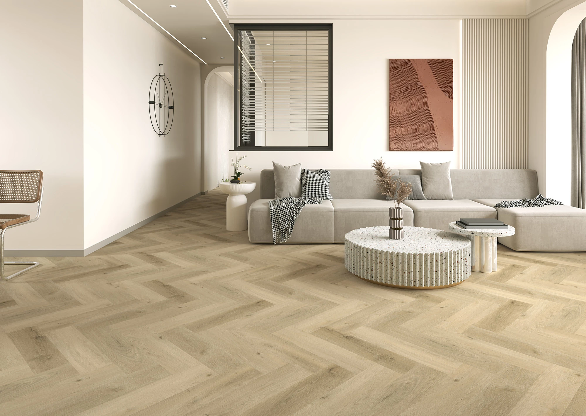 Luxury Floors Visgraat XL Vechele Eik