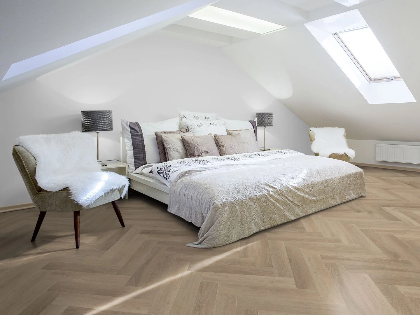 Luxury Premium Collectie San Francisco Oak LF3524H Visgraat Click