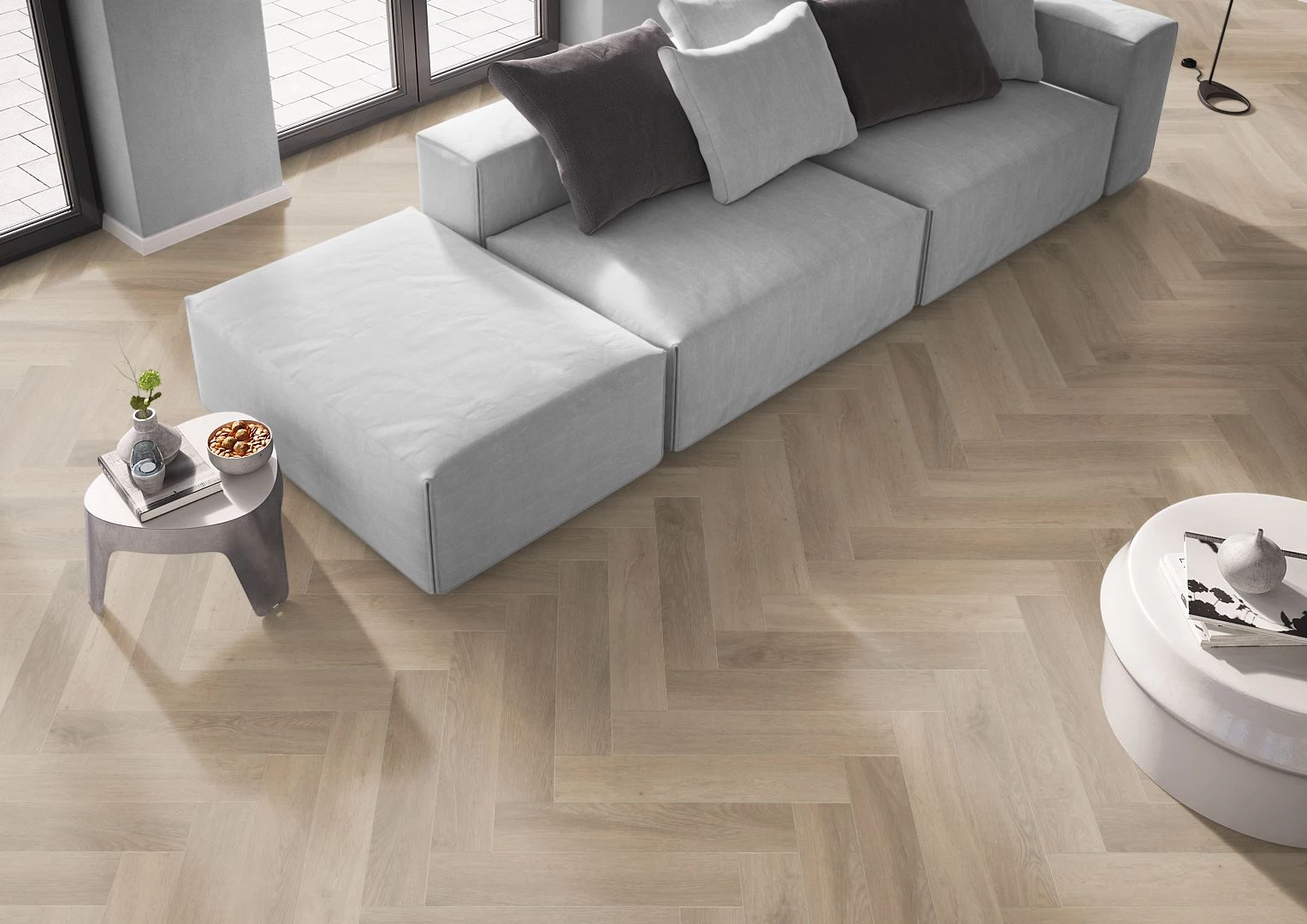 Luxury Premium Collectie San Francisco Oak LF3524H Visgraat Click