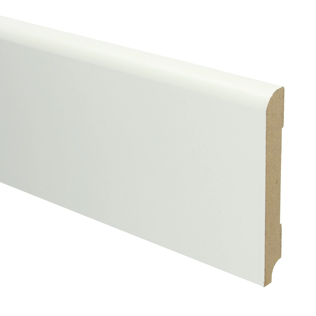 MDF Koloniale Plint 120x15 RAL 9010 Zuiver Wit 16004