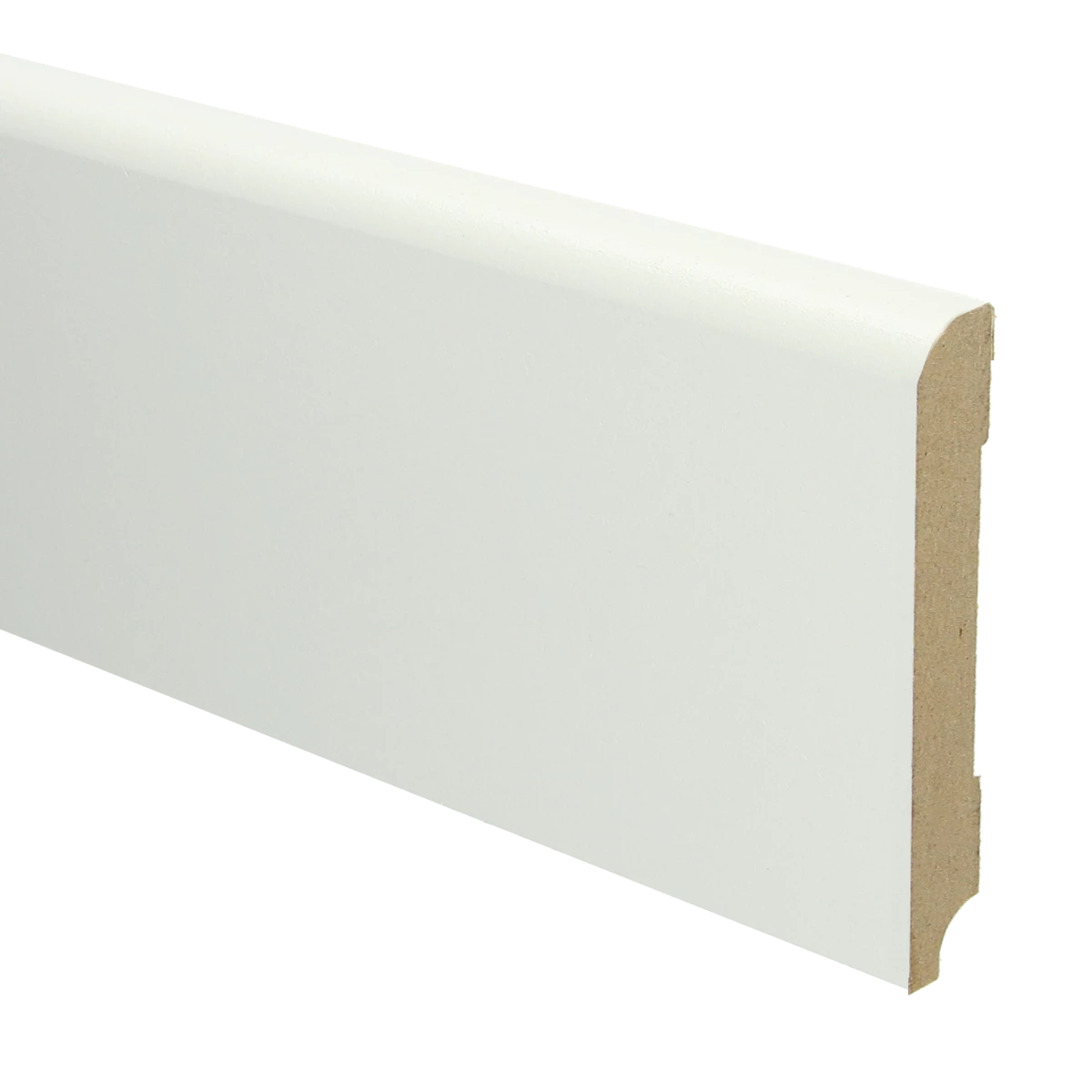 MDF Koloniale Plint 120x18 RAL 9010 Zuiver Wit 16014