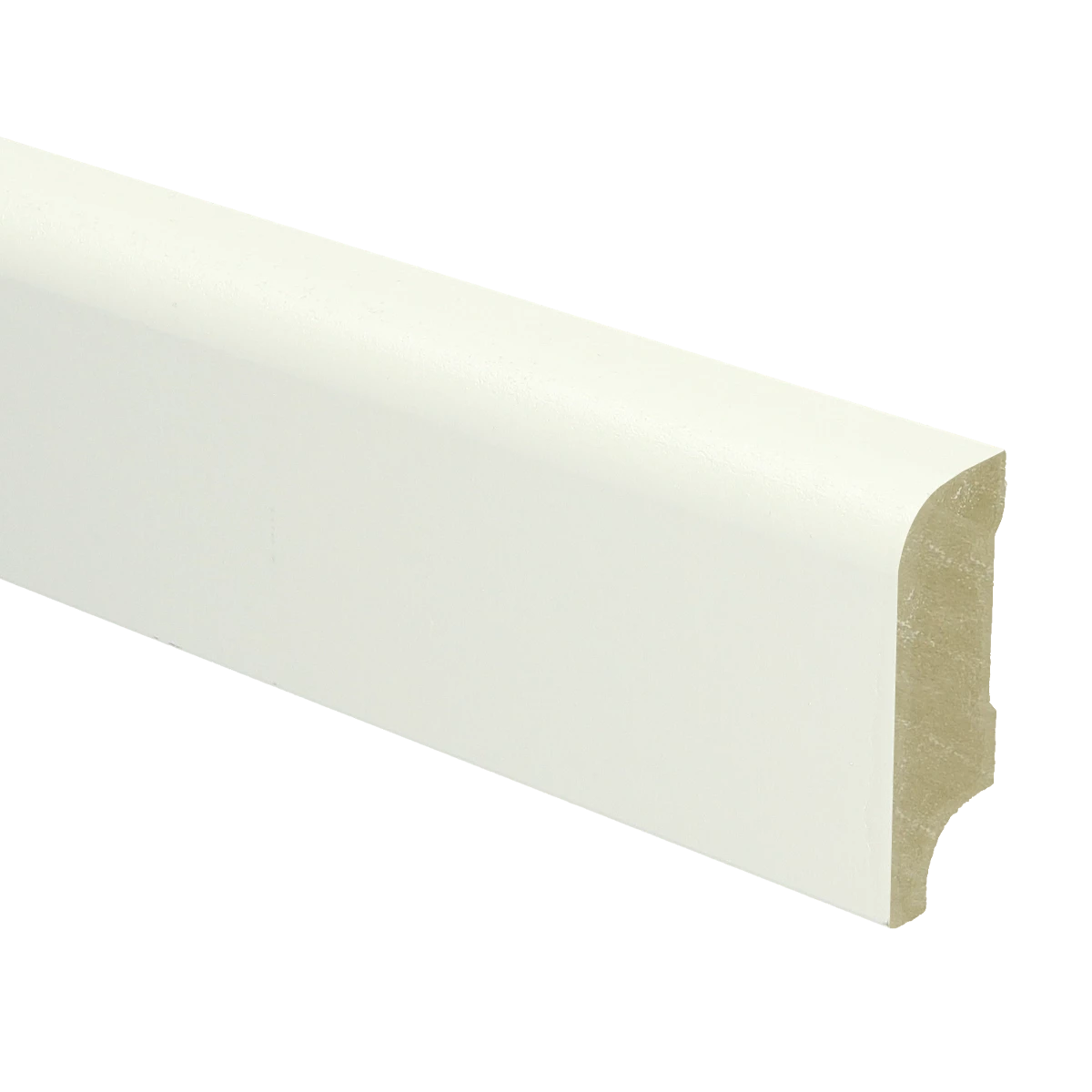 MDF Koloniale Plint 58x22 RAL 9010 Zuiver Wit 16013
