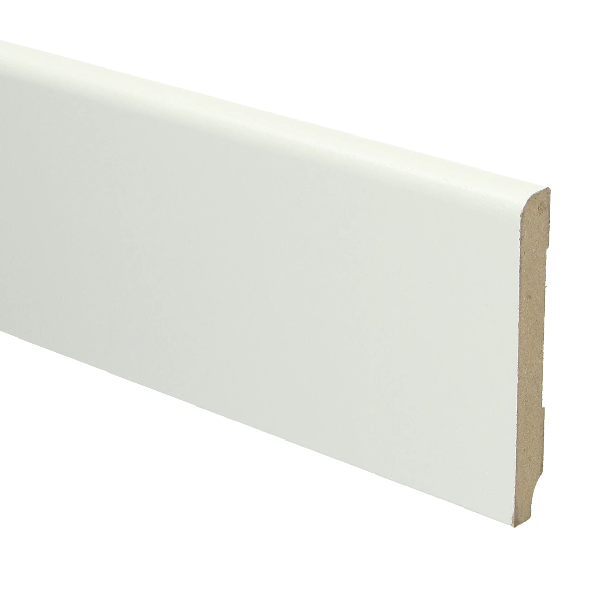 MDF Koloniale Plint 90x12 RAL 9010 Zuiver Wit 16010