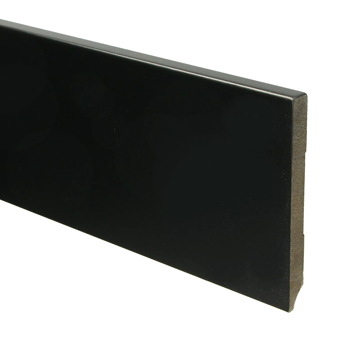 MDF Moderne Plint 120x12 RAL 9005 Zwart 15938