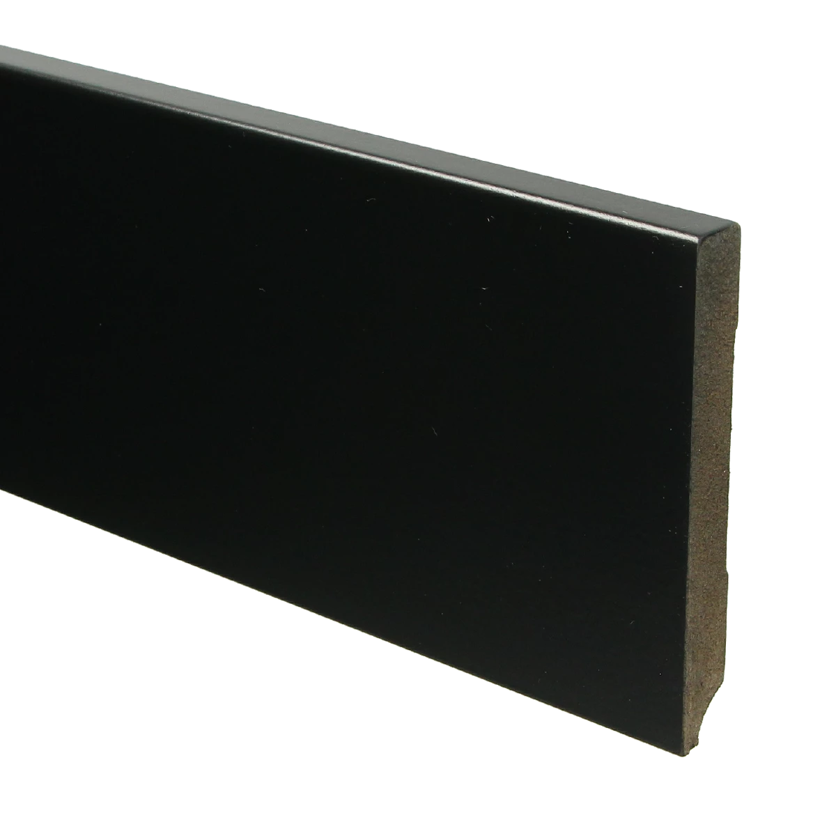 MDF Moderne Plint 120x15 RAL 9005 Zwart 15941