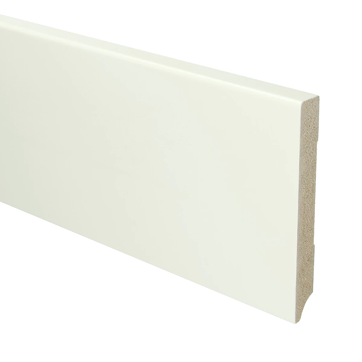 MDF Moderne Plint 120x15 RAL 9016 Verkeerswit 15953