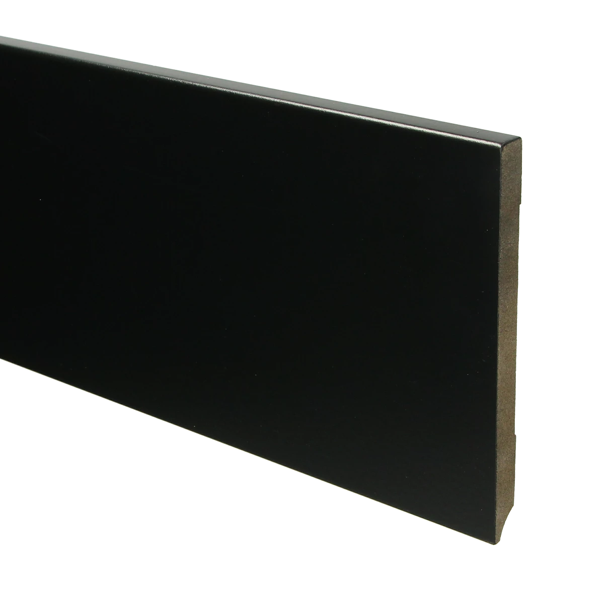MDF Moderne Plint 150x12 RAL 9005 Zwart 15942