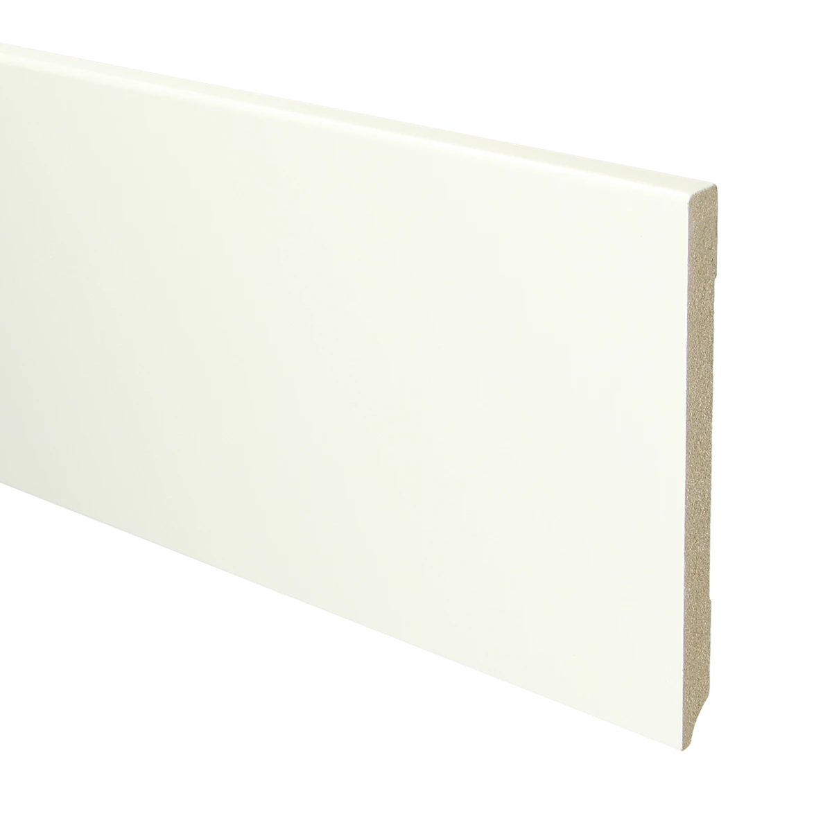 MDF Moderne Plint 150x12 RAL 9016 Verkeerswit 15960