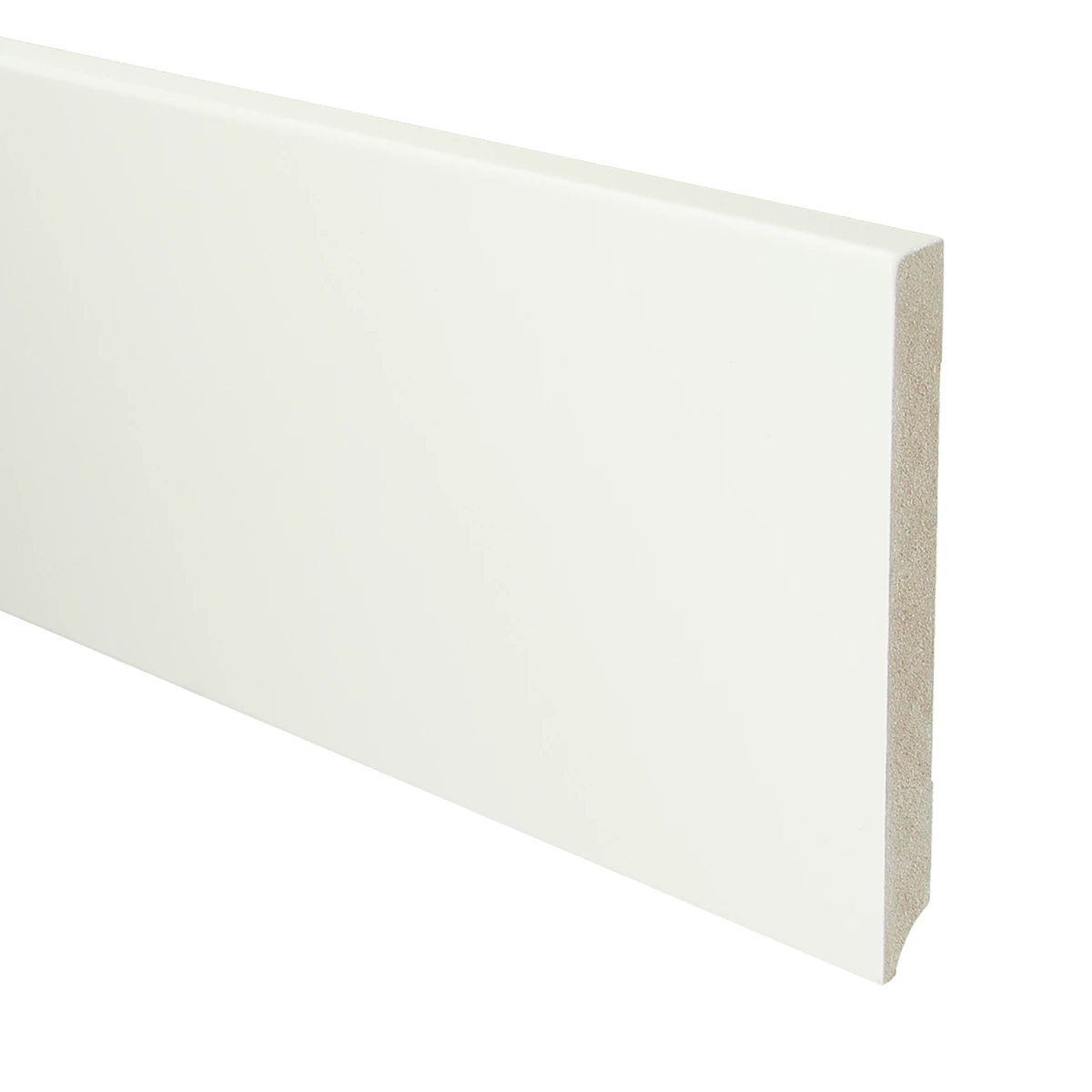 MDF Moderne Plint 150x15 RAL 9016 Verkeerswit 15961