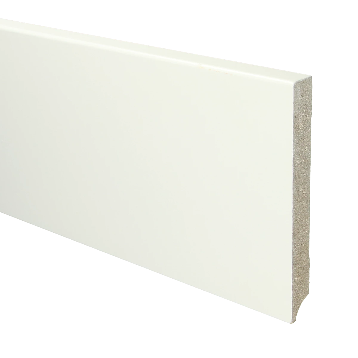 MDF Moderne Plint 150x18 RAL 9016 Verkeerswit 15965