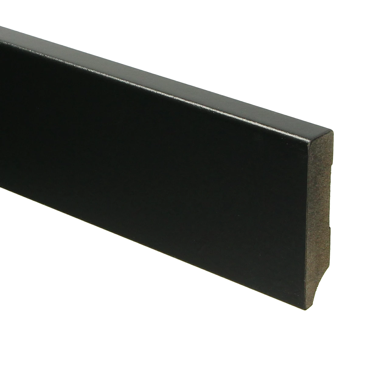 MDF Moderne Plint 70x15 RAL 9005 Zwart 15939