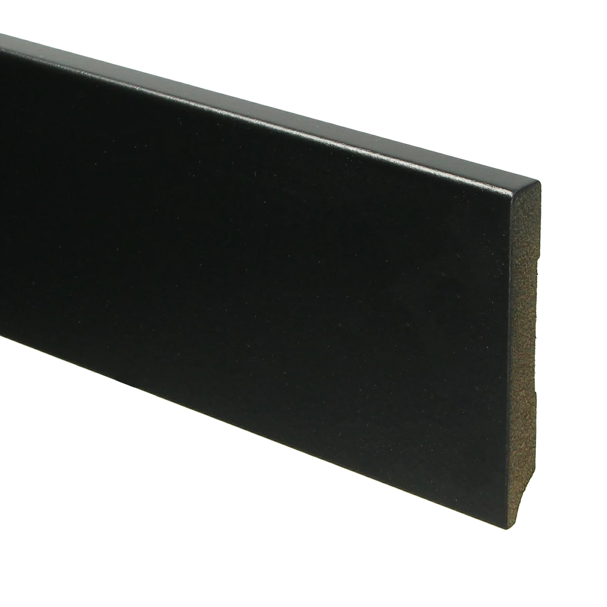 MDF Moderne Plint 90x12 RAL 9005 Zwart 15937