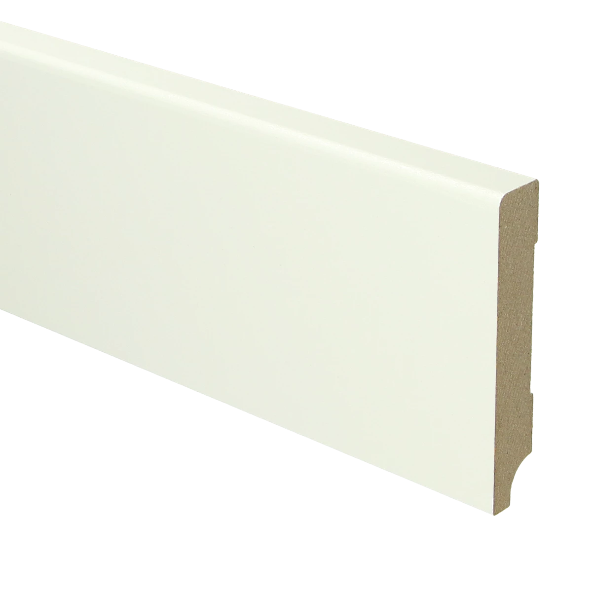 MDF Moderne Plint 90x15 RAL 9010 Zuiver Wit 16032