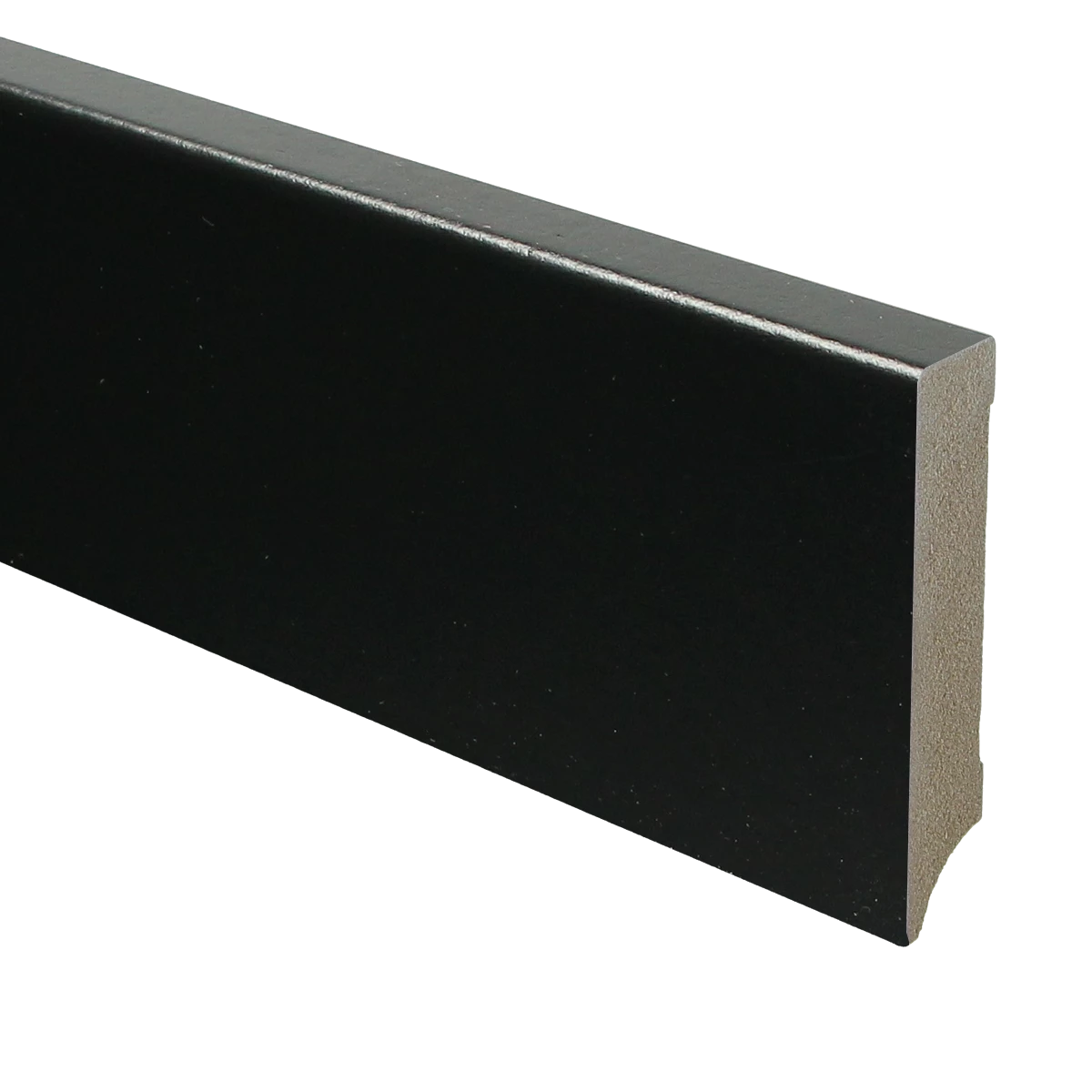 MDF Moderne Plint 90x18 RAL 9005 Zwart 15945